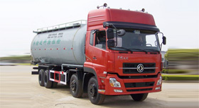 東風天龍前四後八粉粒物料運輸車
