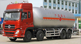 東風天龍前四後八液化氣體運輸車