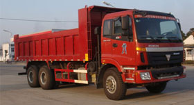 歐曼後雙橋自卸汽車
